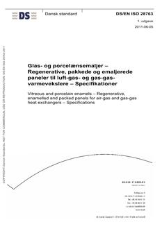 DANSK DS/EN ISO 28763
