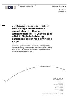 DANSK DS/EN 50306-4