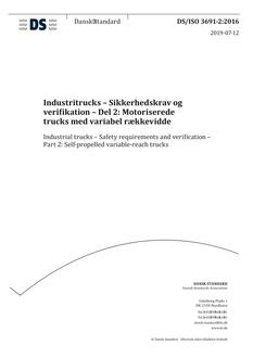 DANSK DS/ISO 3691-2