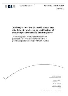 DANSK DS/EN ISO 14064-3