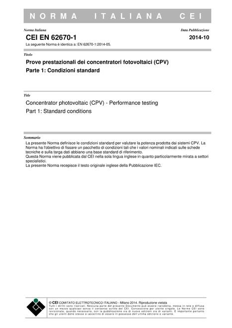 CEI EN 62670-1