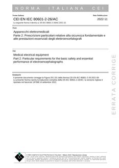 CEI EN IEC 80601-2-26/AC