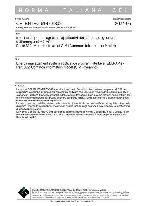 CEI EN IEC 61970-302