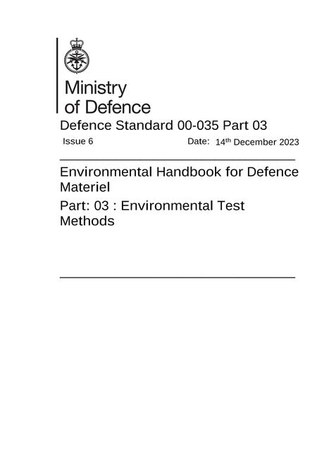 MODUK DEF STAN 00-035: PART 03