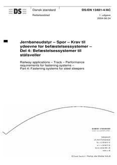 DANSK DS/EN 13481-4