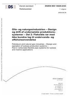 DANSK DS/EN ISO 13628-2