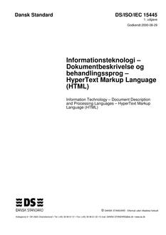 DANSK DS/ISO/IEC 15445