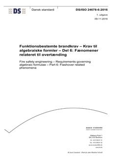 DANSK DS/ISO 24678-6