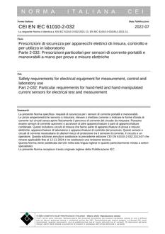 CEI EN IEC 61010-2-032
