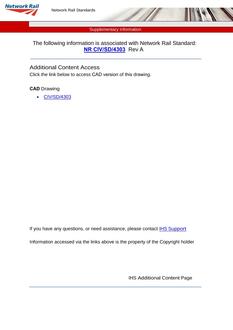 NR NR/CIV/SD/4303 ISSUE A