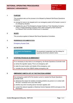 NR NR/L3/OPS/045/4.03 ISSUE 1