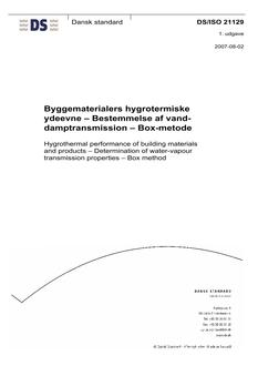 DANSK DS/ISO 21129
