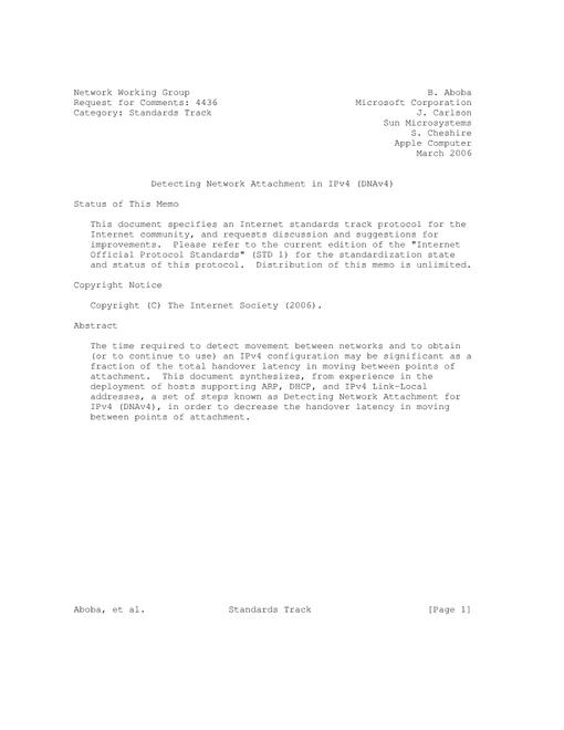 IETF RFC 4436