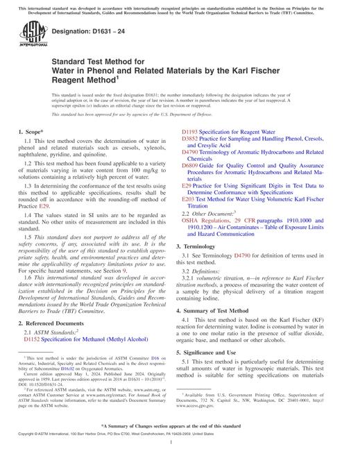 ASTM D1631-24