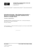 ISO/IEC 10165-4/Cor2:2003