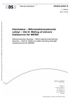 DANSK DS/EN 62047-9