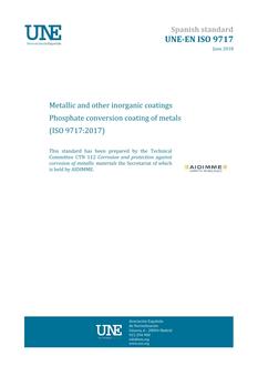 AENOR UNE-EN ISO 9717