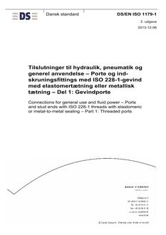 DANSK DS/EN ISO 1179-1