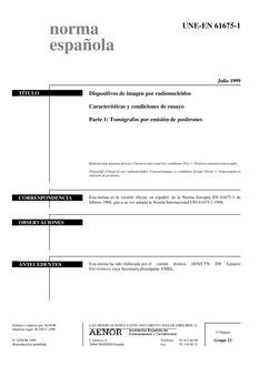 AENOR UNE-EN 61675-1