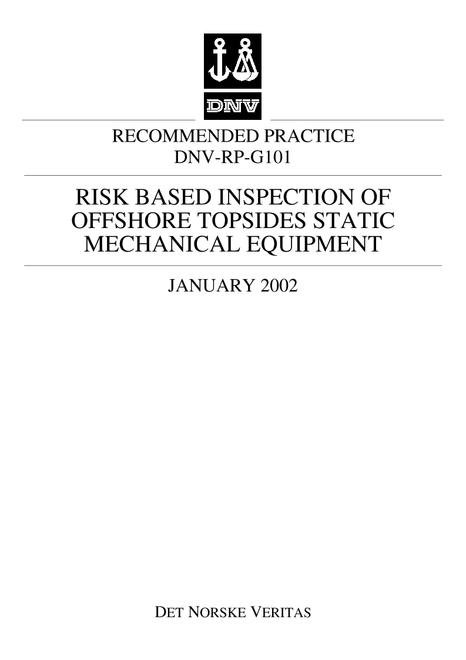 DNV DNV-RP-G101
