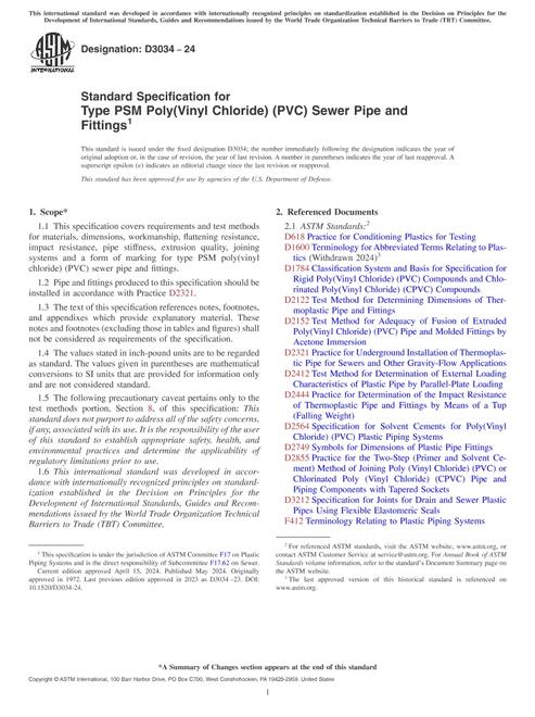 ASTM D3034-24