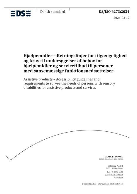 DANSK DS/ISO 6273