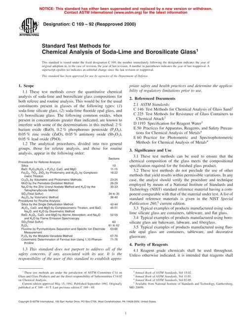 ASTM C169-92(2000)