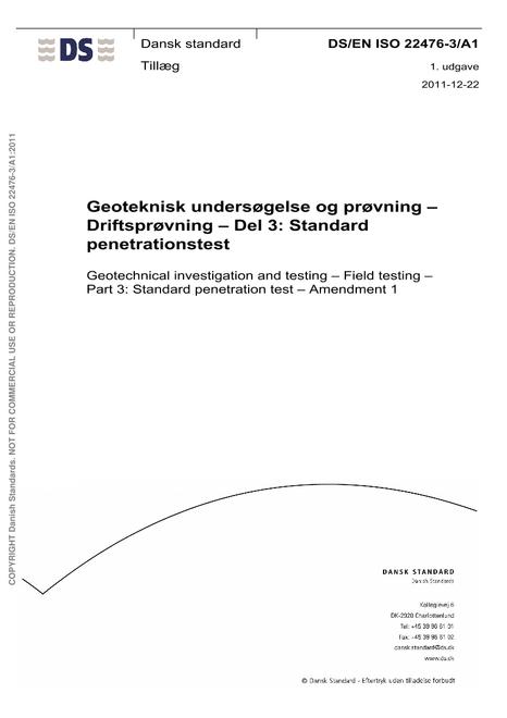 DANSK DS/EN ISO 22476-3