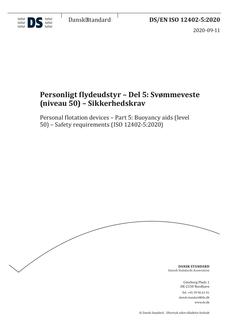 DANSK DS/EN ISO 12402-5