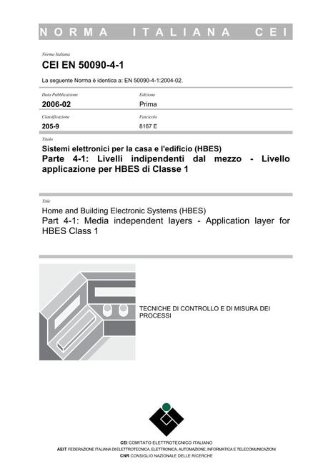 CEI EN 50090-4-1