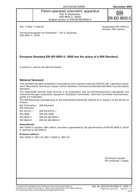 DIN EN ISO 8655-5