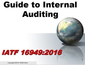 IATF 16949:2016 Internal Auditor Training & Checklist Package