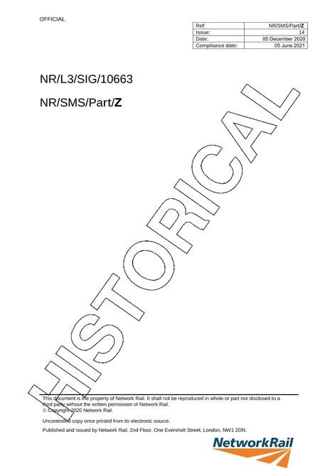 NR NR/SMS/PART/Z ISSUE 14