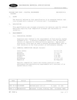 FORD WSD-M1A316-A