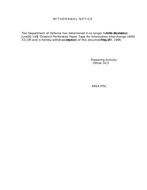 FIPS FIPS-PUB-26 Notice 1 - Withdrawn
