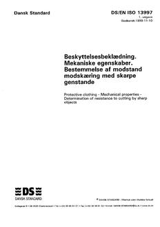 DANSK DS/EN ISO 13997