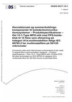DANSK DS/EN 50377-15-1