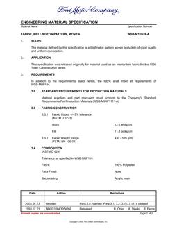 FORD WSB-M1H576-A