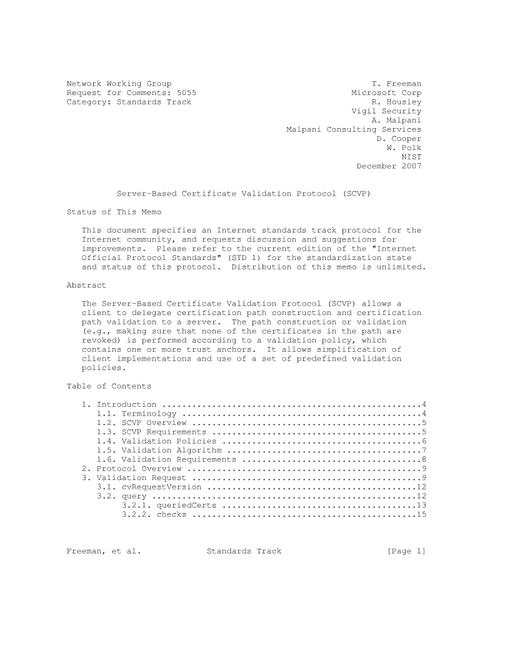 IETF RFC 5055