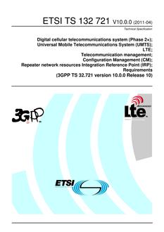 ETSI TS 132 721