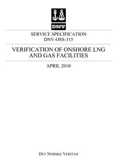 DNV DNV-OSS-315