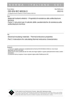 CEI EN IEC 60216-3