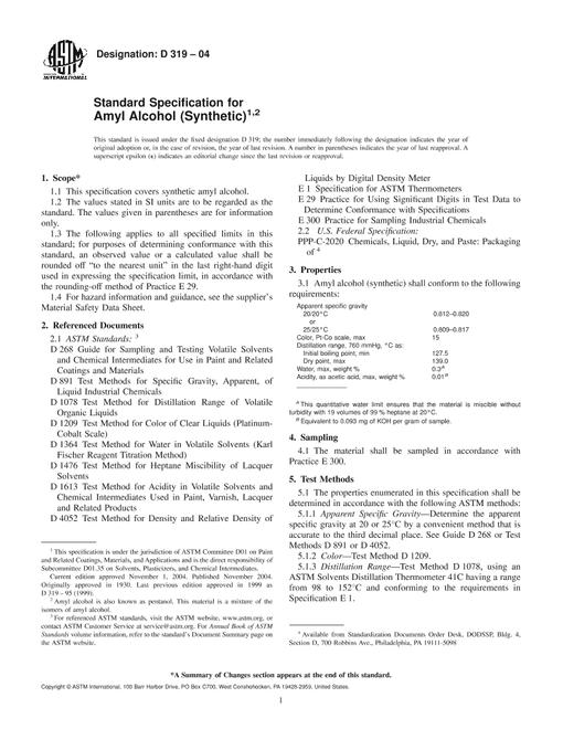 ASTM D319-04