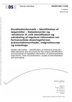 DANSK DS/EN ISO 11239