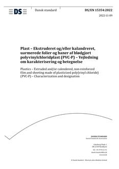 DANSK DS/EN 15354