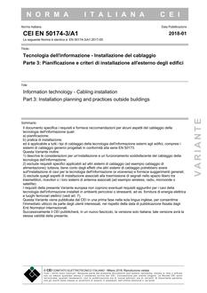 CEI EN 50174-3