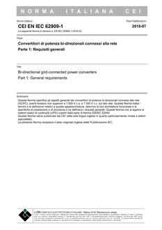 CEI EN IEC 62909-1
