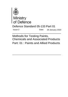 MODUK DEF STAN 05-133: PART 1
