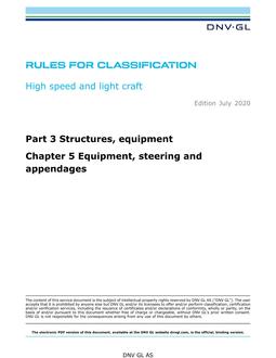 DNV DNVGL-RU-HSLC PART 3 CHAPTER 5