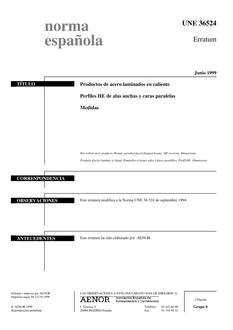AENOR UNE 36524